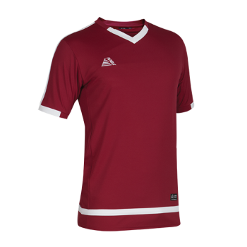 Rio Football Shirt Maroon/White